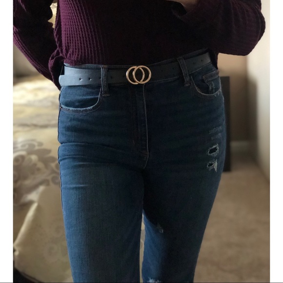 🆕Faux leather Double OO belt - Picture 5 of 6